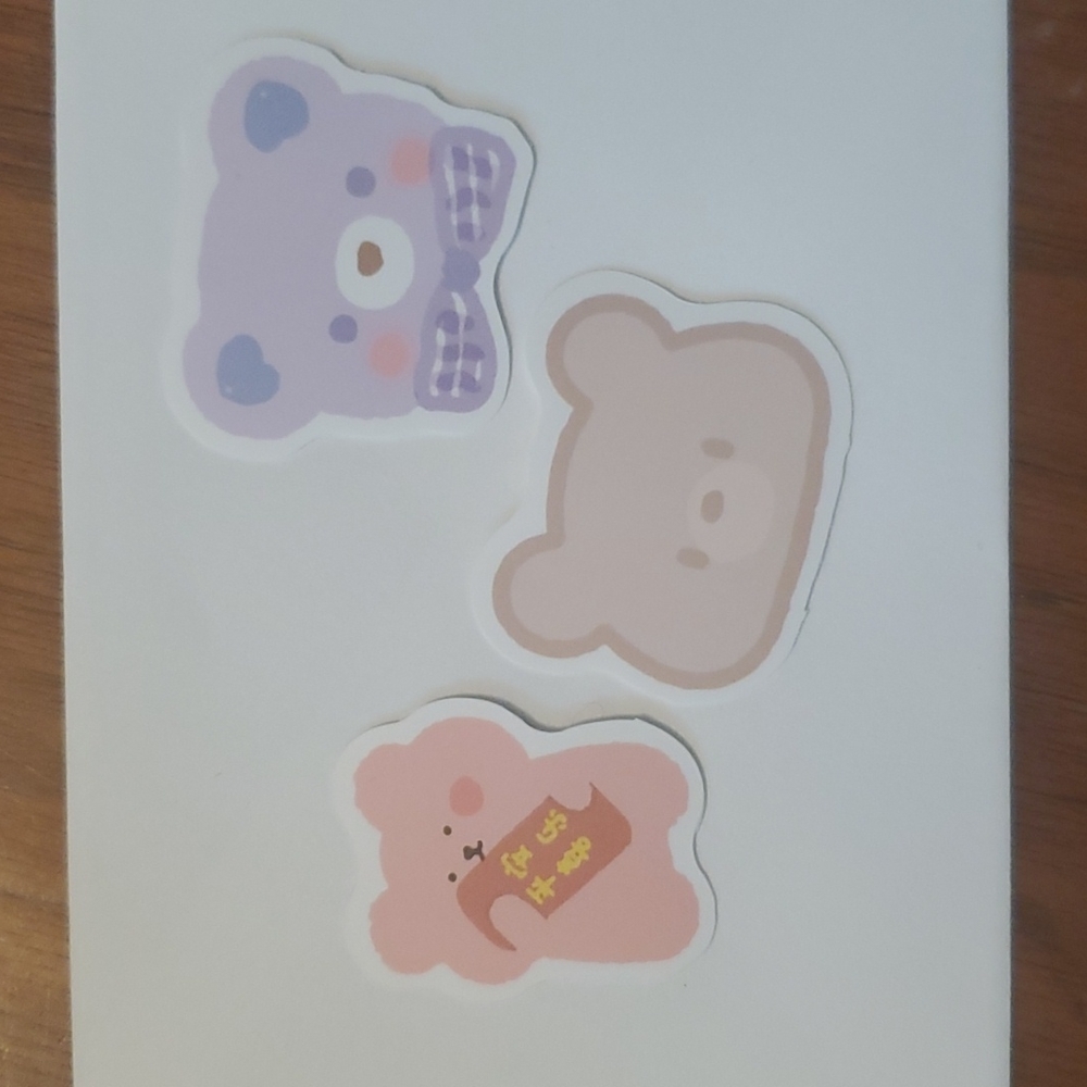 3 Bear Sticker Bundle